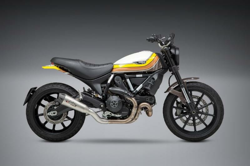 Yoshimura Introduces 2019 Ducati Scrambler Race Series Slip-on