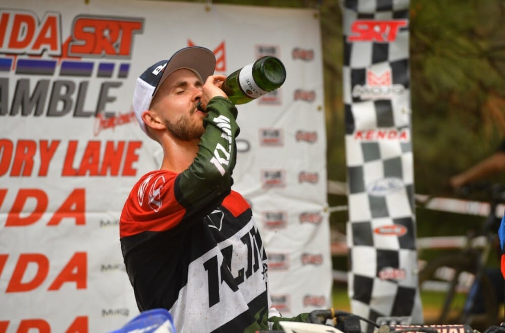 Factory Beta's Zane Roberts finishes 1st in the Pro 250 class after racing 4th in class coming off of lap 1