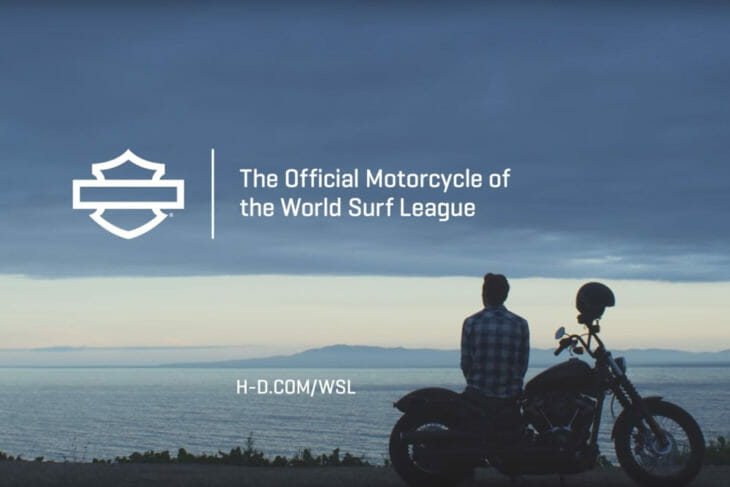 Harley-Davidson is the Official Motorcycle of the World Surf League
