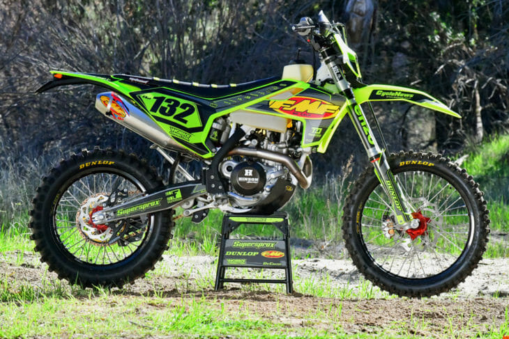 2018 Husqvarna FE501 Project Bike: Cycle News worked with Jay Clark to make a 2018 Husqvarna FE501 into a more off-road worthy bike.