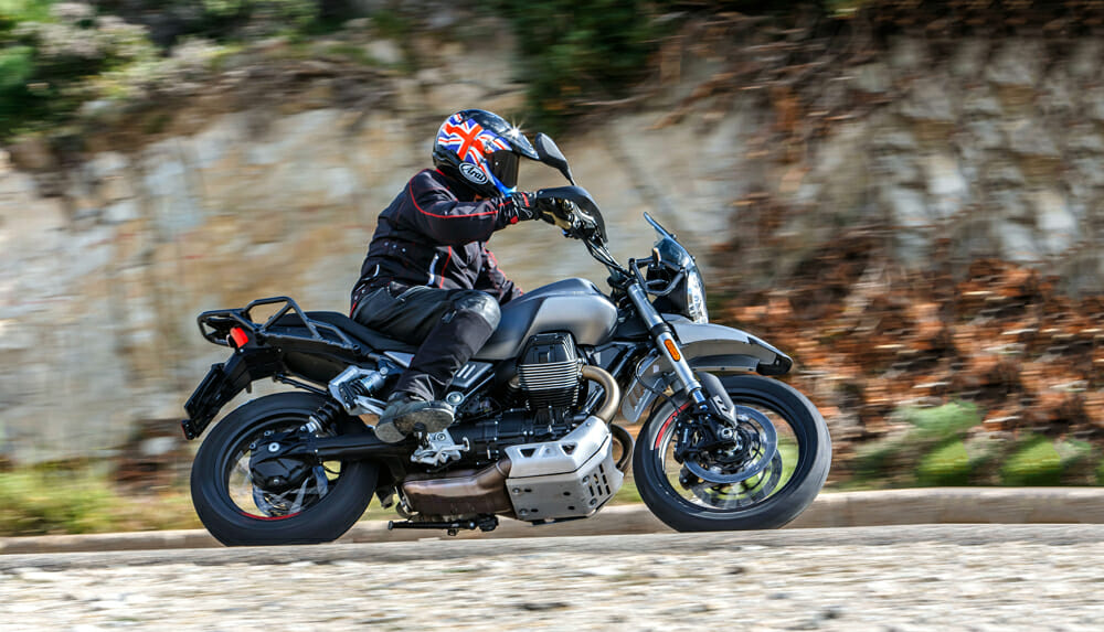 The 2019 Moto Guzzi V85TT is a midsize scrambler with unique styling that’s as fresh to look at as it’s fun to ride.