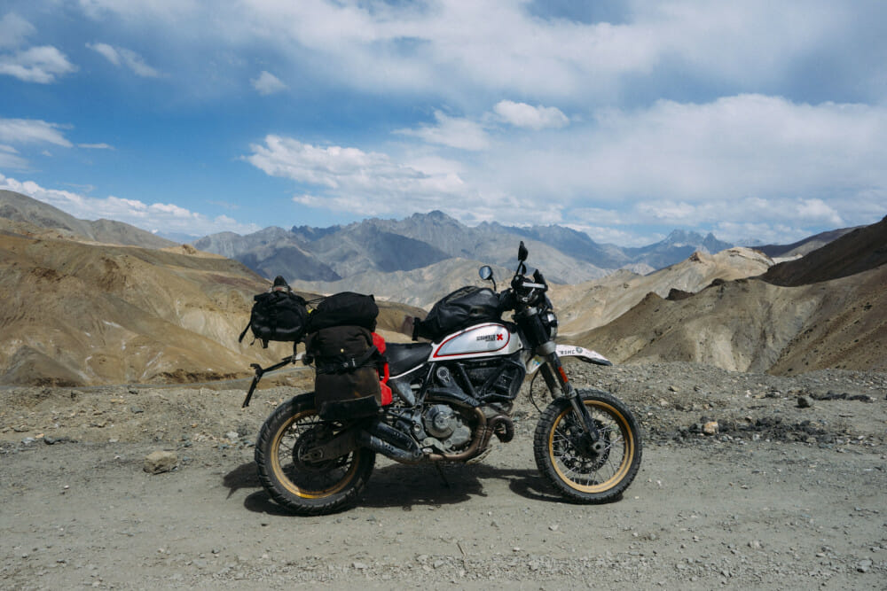 Henry Crew Completes 55,000 Miles in 381 Days on his Ducati Scrambler Desert Sled