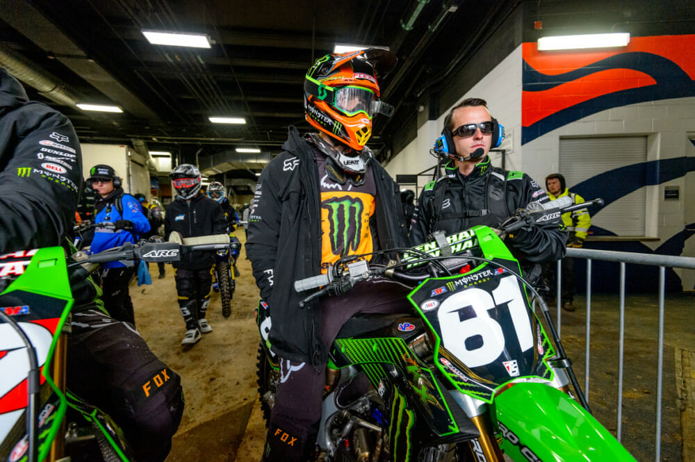 Monster Energy Pro Circuit Kawasaki’s Adam Cianciarulo, Garrett Marchbanks and Martin Davalos look to cap off an amazing season at Sam Boyd Stadium in Las Vegas with another victory