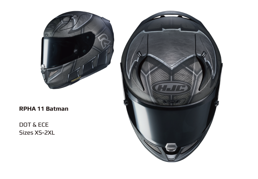 HJC Helmets Presents Officially Licensed DC Motorcycle Helmets