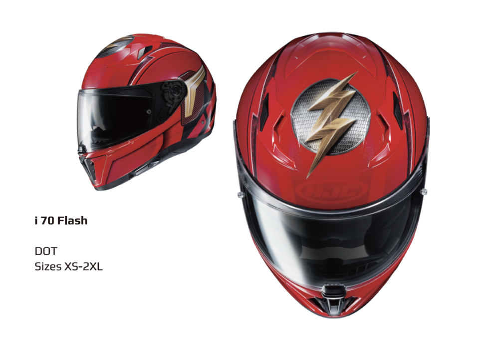 HJC Helmets Presents Officially Licensed DC Motorcycle Helmets
