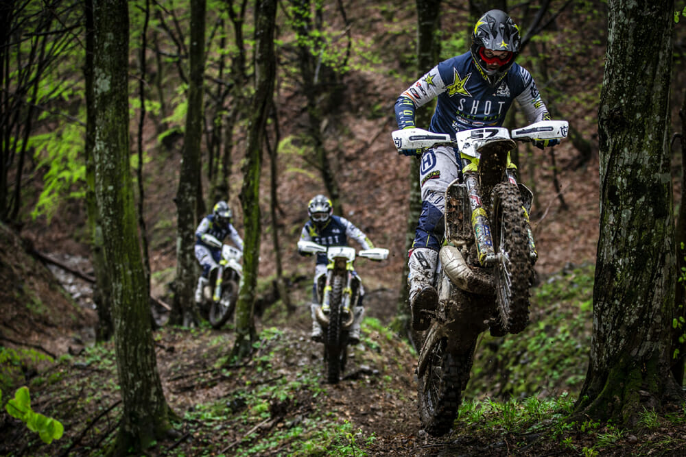 Rockstar Energy Husqvarna Factory Racing’s Billy Bolt, Graham Jarvis and Alfredo Gomez are all-set for the start of the 2019 World Enduro Super Series