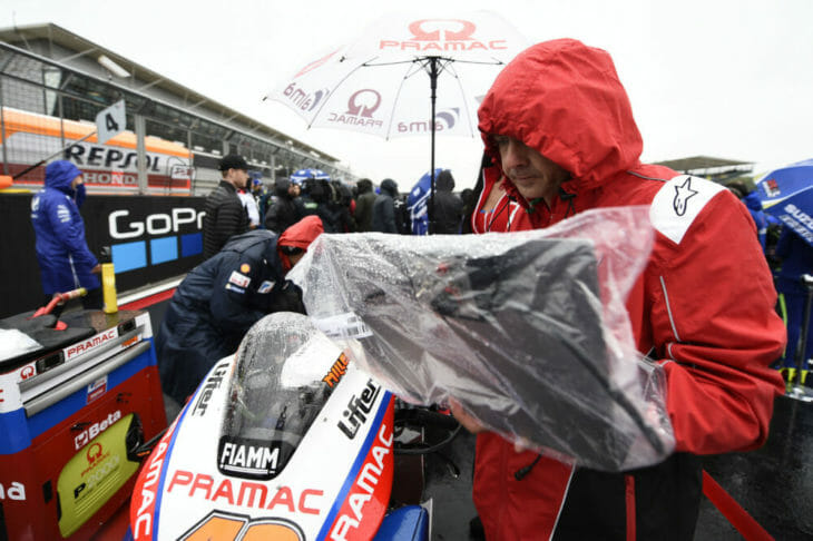 WorldSBK race two at Imola race was canceled because of rain.