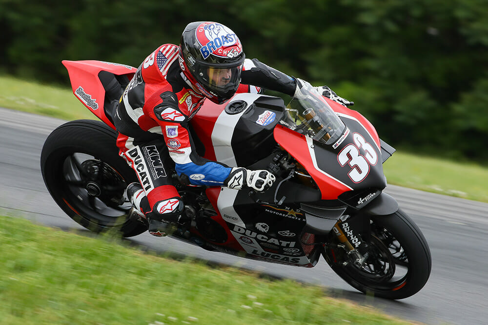 Kyle Wyman will ride the Inde Motorsports Ranch/KWR Ducati Panigale V4R in the Superbike class.