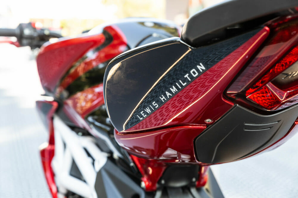 MV Agusta donated “Lewis Hamilton” limited-edition Brutale auctioned off at amfAR yearly gala in Cannes on May 23