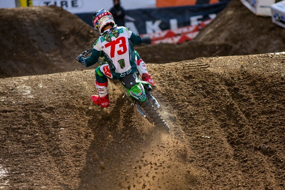 Monster Energy Pro Circuit Kawasaki’s Adam Cianciarulo, Garrett Marchbanks and Martin Davalos look to cap off an amazing season at Sam Boyd Stadium in Las Vegas with another victory