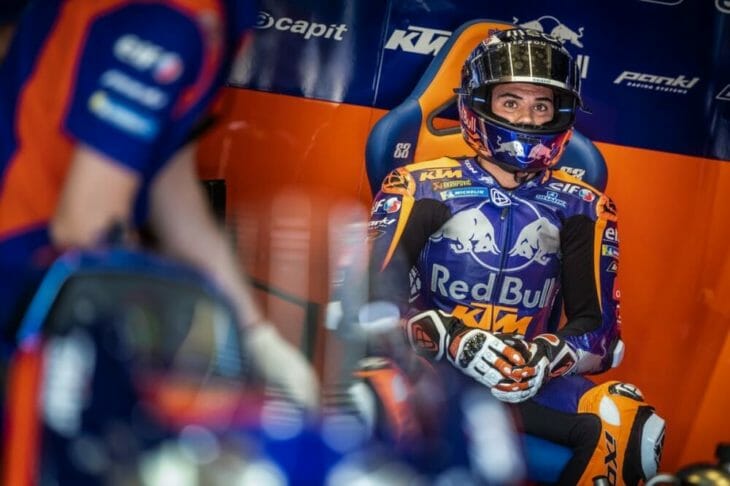 Miguel Oliveira will remain with the Red Bull KTM Tech3 squad for the 2020 season