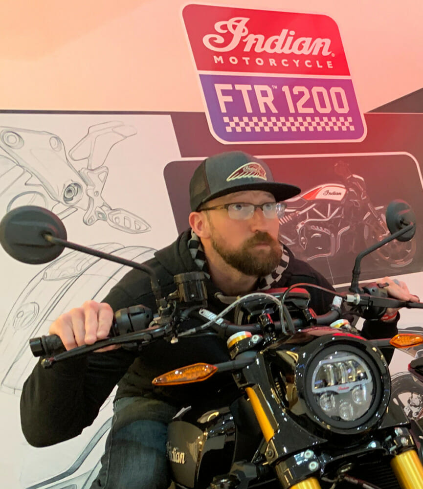 2019 Indian FTR 1200 designer Rich Christoph