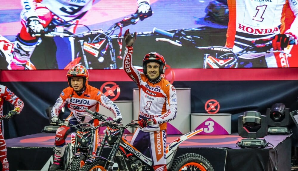 Toni Bou and Repsol Honda Team in the X-Trial World Championship