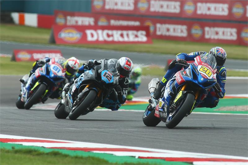 Team Suzuki Donington BSB Superstock 1000 Race Update