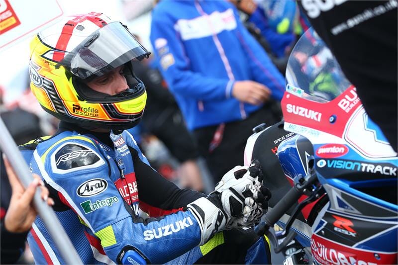 Team Suzuki Donington BSB Superstock 1000 Race Update