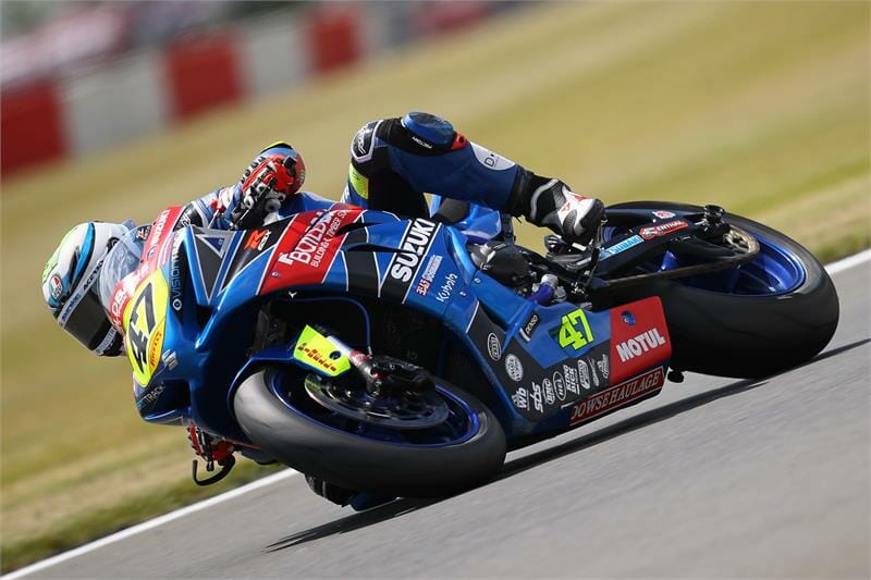 Team Suzuki Donington BSB Superstock 1000 Race Update Cycle News