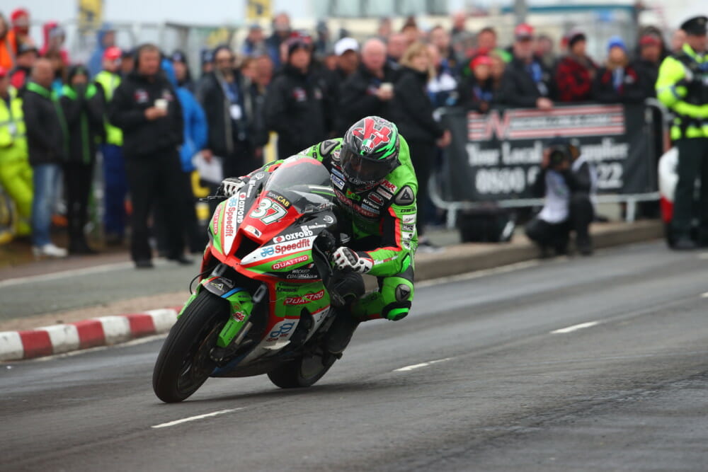 James Hillier claims Superstock win.