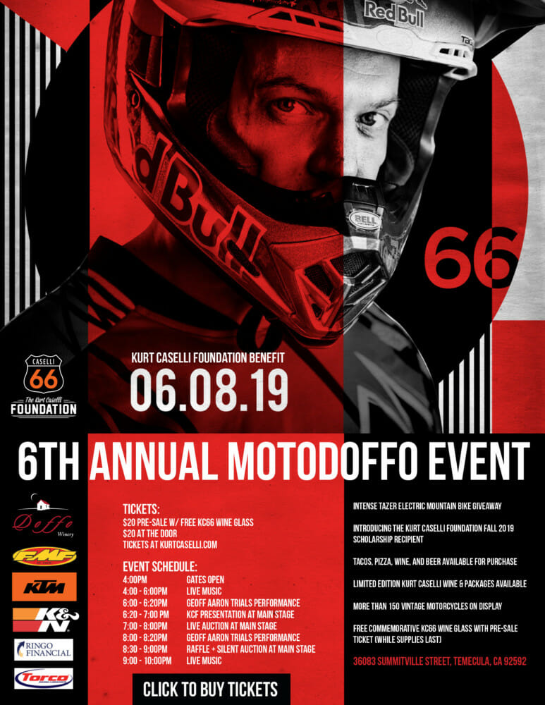 2019 Kurt Caselli Foundation MotoDoffo Event