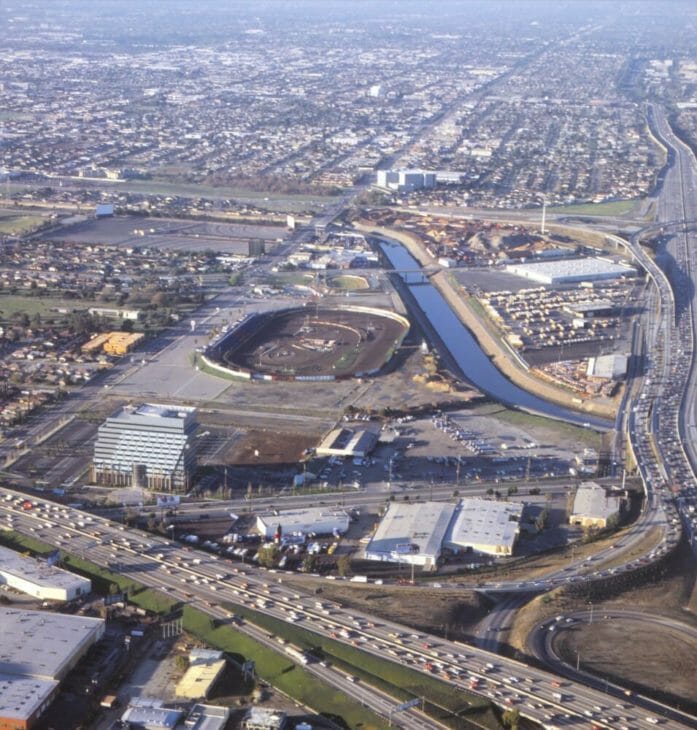 Ascot Park Speedway from air