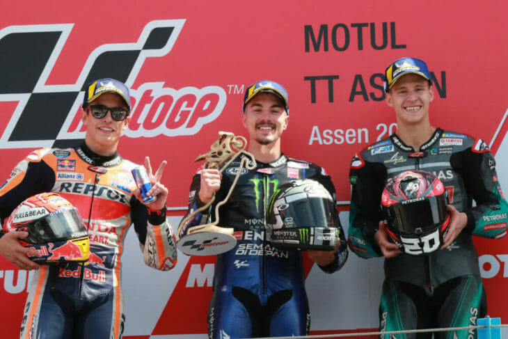 Assen-MotoGP-podium-Sun-2019