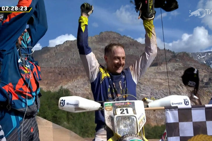 Graham Jarvis 2019 Erzberg Rodeo winner.