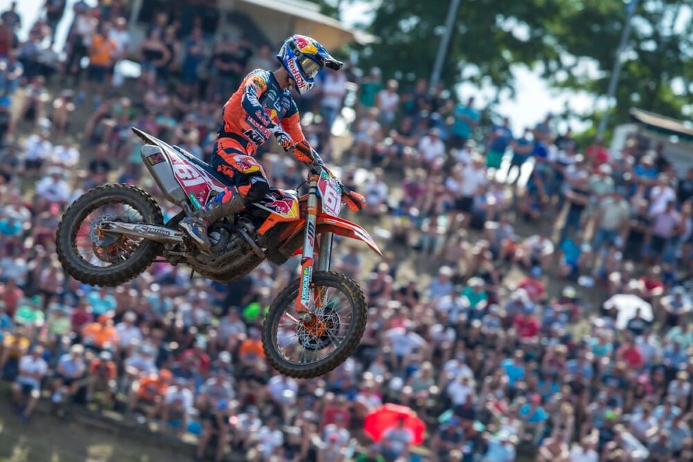 Jorge Prado on the KTM 250 SX-F 2019 at Teutschenthal MXGP