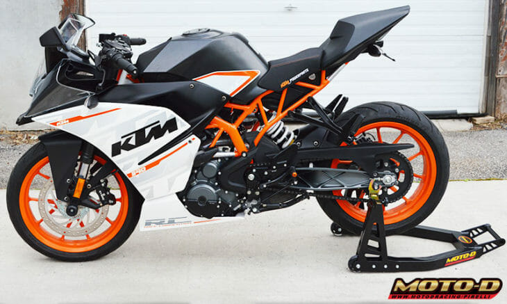KTM RC 390 Upgrades from Moto-D Racing