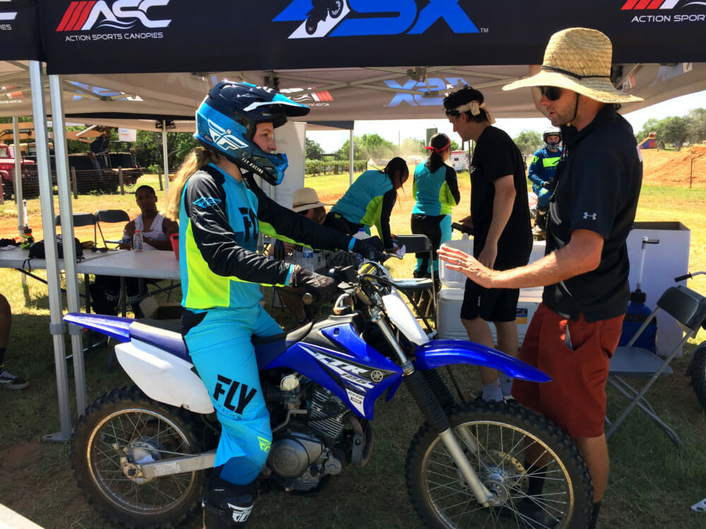 Toyota Camp M2M was held in Floresville, Texas, at Cycle Ranch MX Park