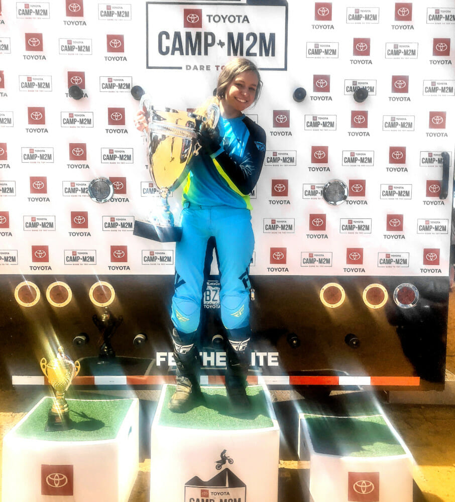 Toyota Camp M2M was held in Floresville, Texas, at Cycle Ranch MX Park