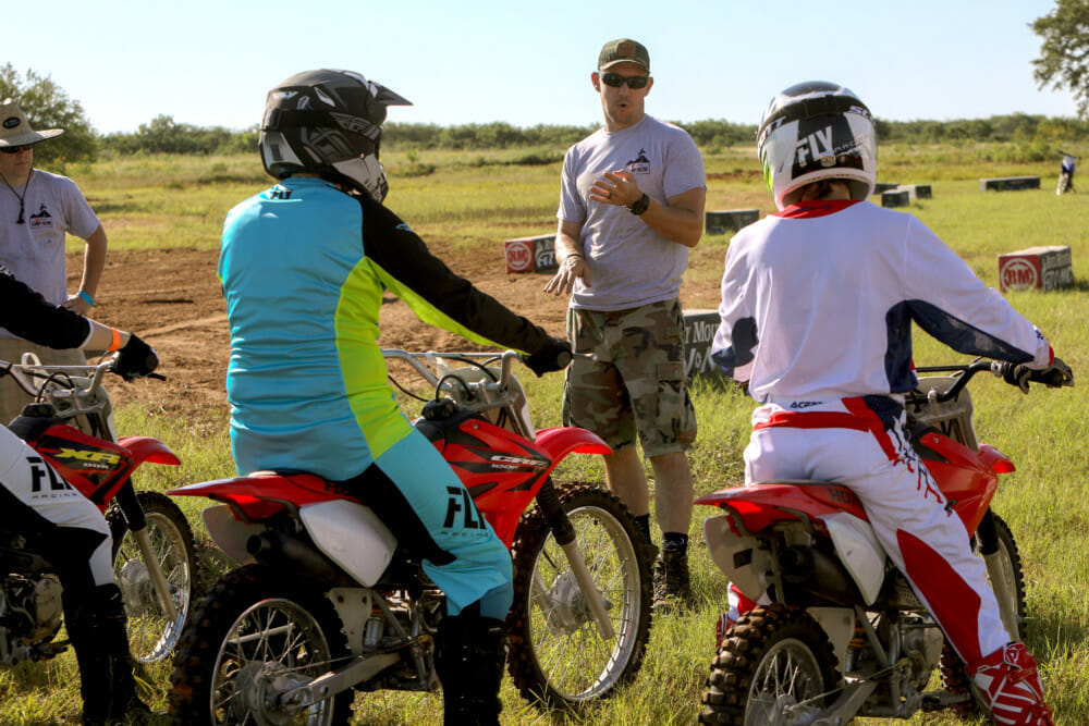 Toyota Camp M2M was held in Floresville, Texas, at Cycle Ranch MX Park