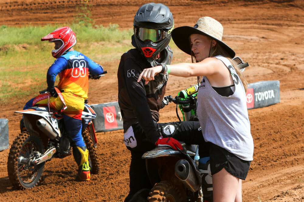 Toyota Camp M2M was held in Floresville, Texas, at Cycle Ranch MX Park