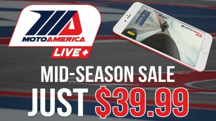MotoAmerica Live+ sale