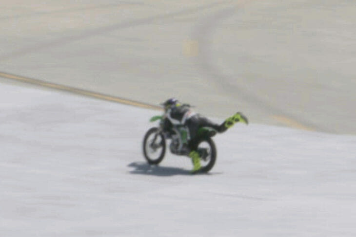 Daredevil Axell Hodges injured in crash while practicing for the longest motorcycle jump in history for HISTORY's Evel Live 2