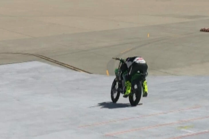 Daredevil Axell Hodges injured in crash while practicing for the longest motorcycle jump in history for HISTORY's Evel Live 2