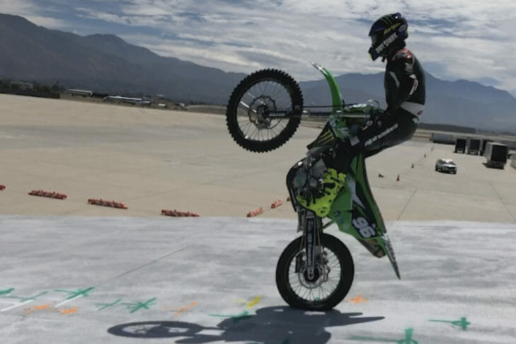 Daredevil Axell Hodges injured in crash while practicing for the longest motorcycle jump in history for HISTORY's Evel Live 2