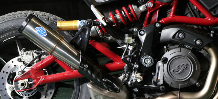 S&S Cycle Grand National Slip-on Mufflers for 2019 Indian® FTR 1200®