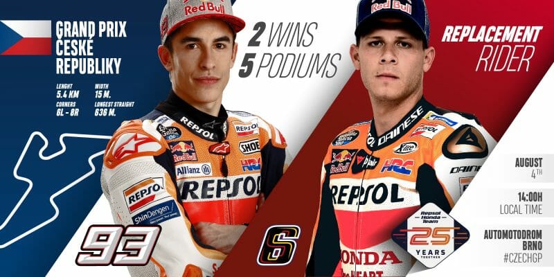 Repsol Honda Team back in action at Brno