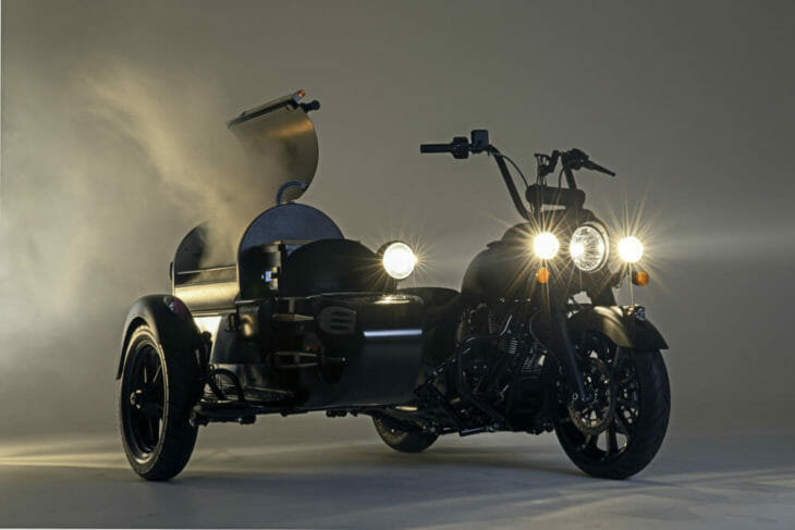 Indian Motorcycle x Traeger Wood-Fired Grills Custom Bike