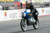 Mitsuo Ito riding a 1967 RK67, Japanese GP 2010