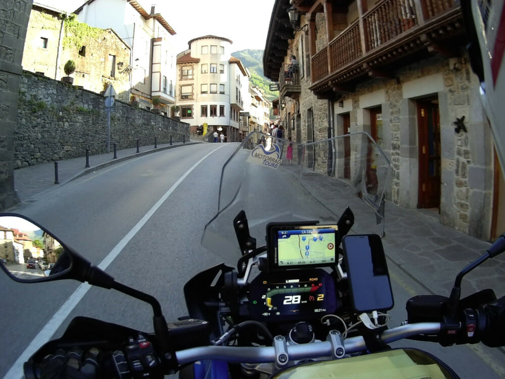 Passing through small villages with their centuries old stone structures is a regular occurrence on this tour.