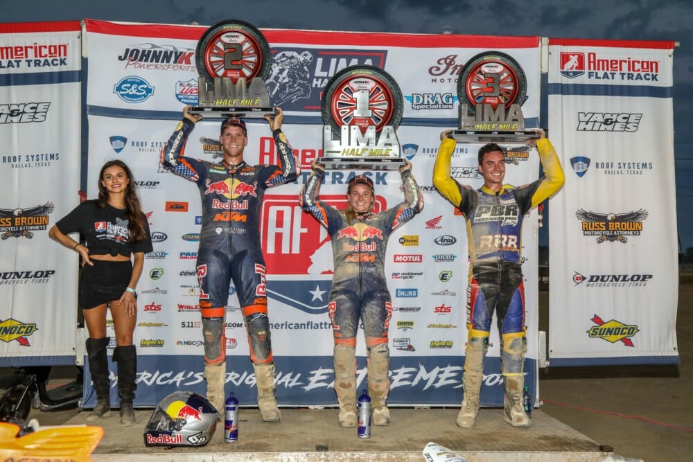 Red Bull KTM Earns its First-Ever 1-2 Podium Finish at Lima Half Mile