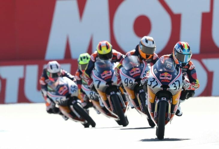 The recent launch of the Northern Talent Cup spread KTM’s influence wider into the foundations of road racing and further increased the credibility of the newest manufacturer to join the MotoGP entry list.