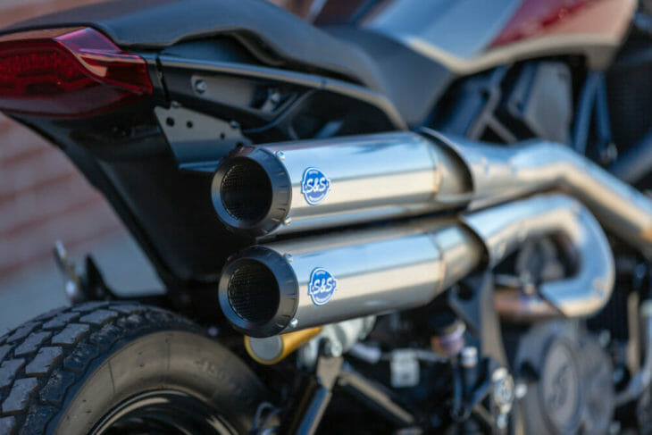  S&S Cycle Grand National 2:2 High Pipe for 2019 Indian® FTR 1200®