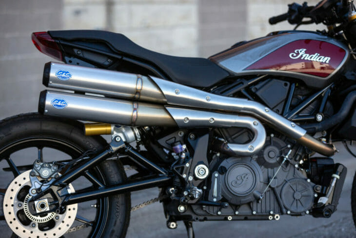 S&S Cycle Grand National 2:2 High Pipe for 2019 Indian® FTR 1200®