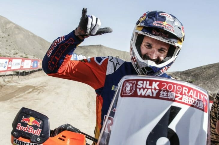 Red Bull KTM Factory Racing’s Sam Sunderland has won the Silk Way Rally – round two of the 2019 FIM Cross-Country Rallies World Championship.