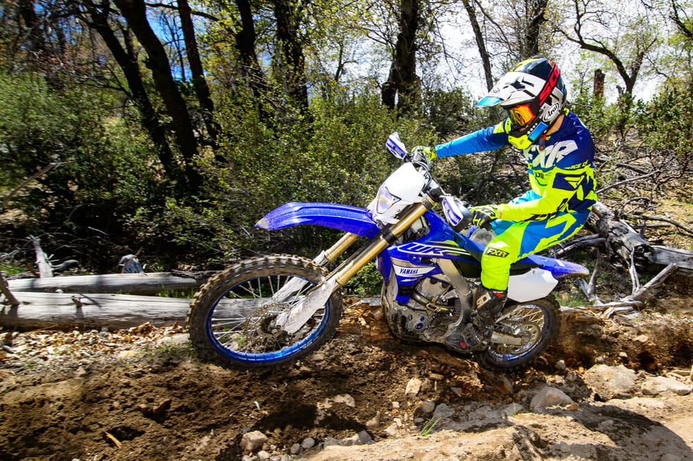 The 2019 Yamaha WR450F an be ridden aggressively or casually with great success.