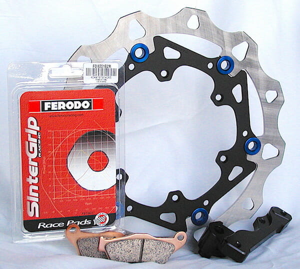 BrakeTech has brake pads made for Supercross-style riding.