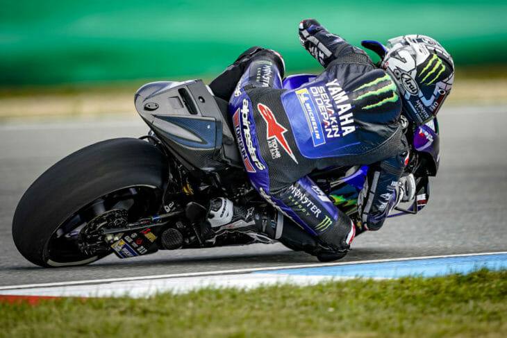 Monster Energy Yamaha MotoGP Team's Maverick Viñales and Valentino Rossi returned to the scene of yesterday’s Monster Energy Grand Prix České republiky for a one-day Official IRTA test.