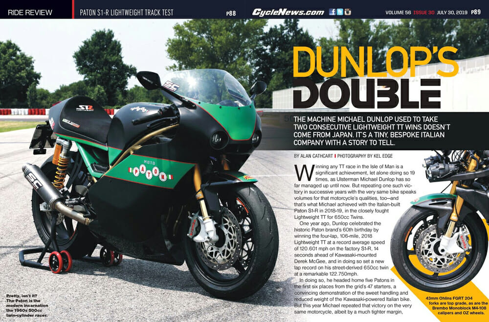 Paton S1-R Lightweight Track Test: The machine Michael Dunlop used to take two consecutive Lightweight TT wins doesn’t come from Japan. It comes from a tiny, bespoke Italian company with a story to tell.