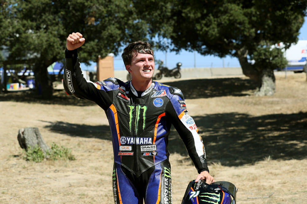 Garrett Gerloff finally broke through for his first MotoAmerica Superbike win at Laguna Seca, marking a new name at the top for MotoAmerica.